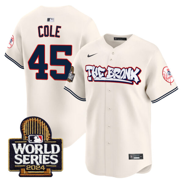 Men's Yankees The Bronx 2024 World Series Vapor Premier Limited Jersey - All Stitched - Image 5