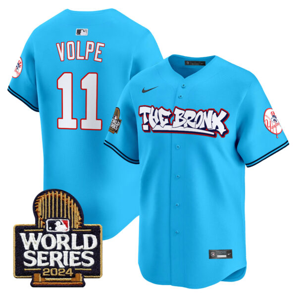 Men's Yankees The Bronx 2024 World Series Vapor Premier Limited Jersey - All Stitched - Image 26