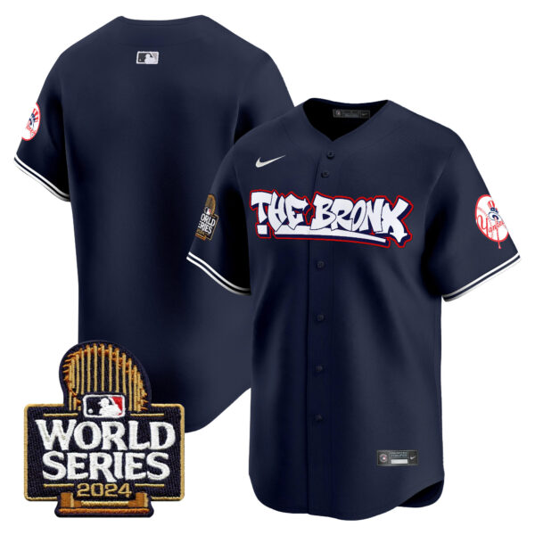 Men's Yankees The Bronx 2024 World Series Vapor Premier Limited Jersey - All Stitched - Image 24