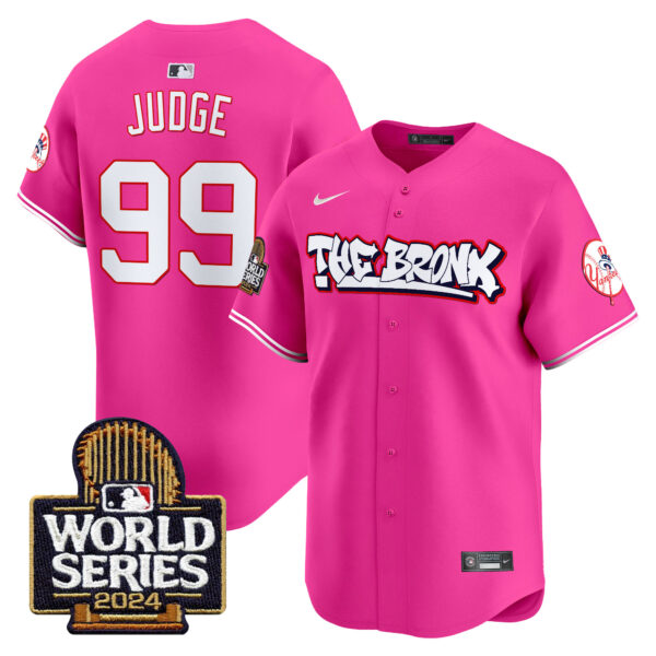 Men's Yankees The Bronx 2024 World Series Vapor Premier Limited Jersey - All Stitched - Image 33
