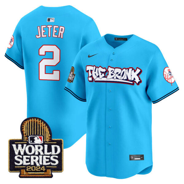 Men's Yankees The Bronx 2024 World Series Vapor Premier Limited Jersey - All Stitched - Image 28