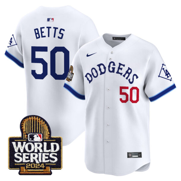 Men's Dodgers Tribute 2024 World Series Vapor Premier Limited Jersey - All Stitched - Image 21