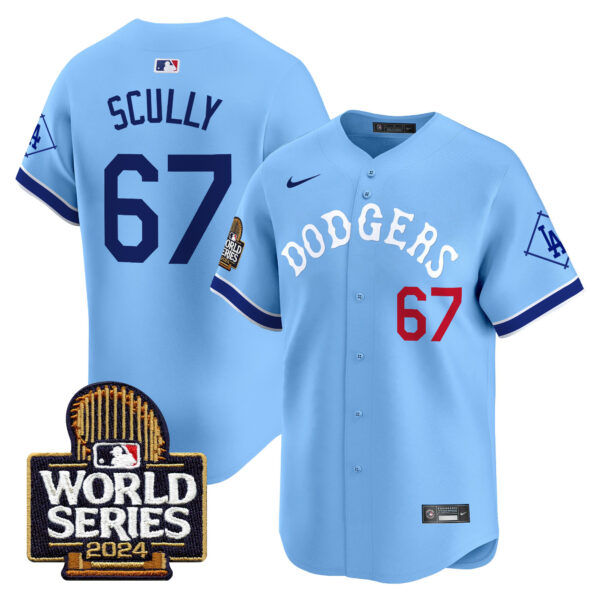 Men's Dodgers Tribute 2024 World Series Vapor Premier Limited Jersey - All Stitched - Image 5