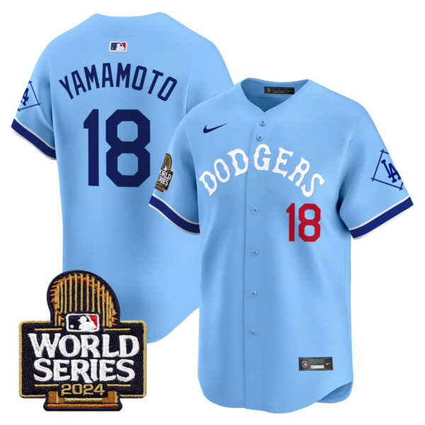Men's Dodgers Tribute 2024 World Series Vapor Premier Limited Jersey - All Stitched - Image 7
