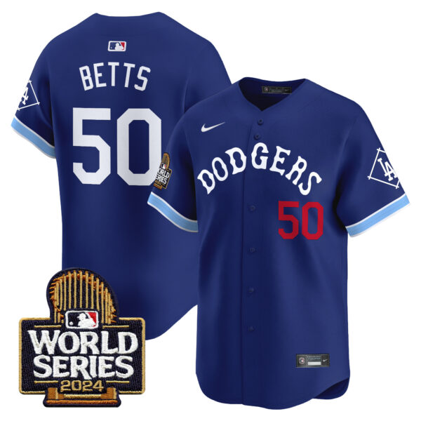 Men's Dodgers Tribute 2024 World Series Vapor Premier Limited Jersey - All Stitched - Image 12