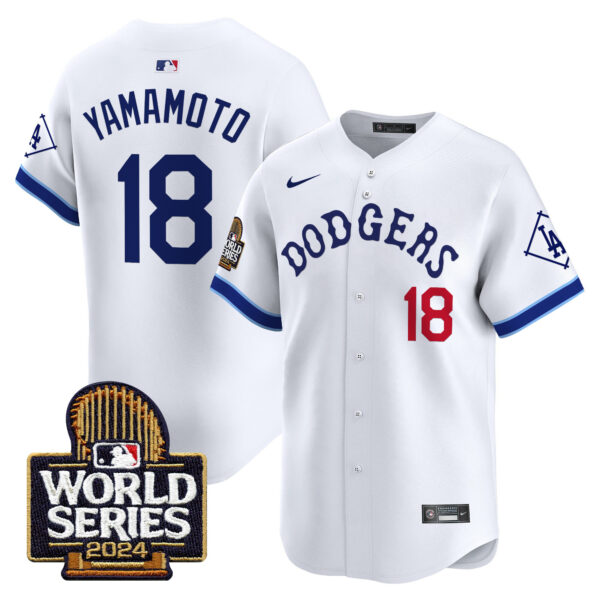 Men's Dodgers Tribute 2024 World Series Vapor Premier Limited Jersey - All Stitched - Image 25