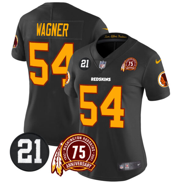 Women's Washington Redskins 75th & Sean Taylor Patch Vapor Limited Jersey - All Stitched - Image 21