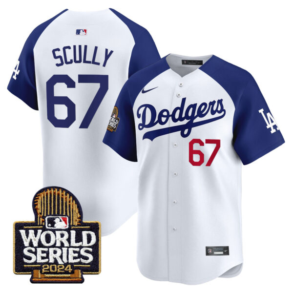 Men's Dodgers 2024 World Series Vapor Premier Limited Jersey - All Stitched - Image 26