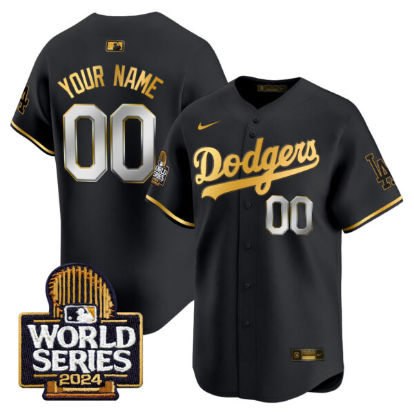 Dodgers 2024 World Series Vapor Premier Limited Custom Jersey - All Stitched - Image 5