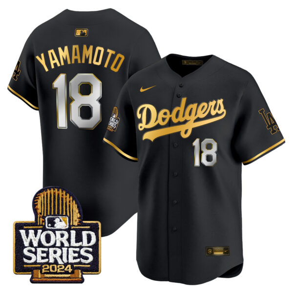Men's Dodgers 2024 World Series Vapor Premier Limited Jersey - All Stitched - Image 48