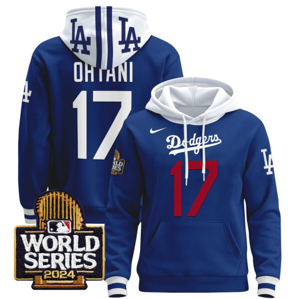 Men's Dodgers 2024 World Series Pullover Hoodie - All Stitched - Image 9