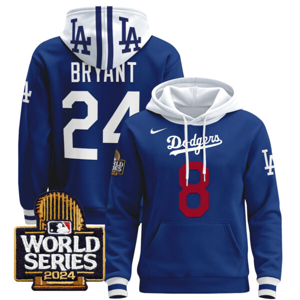 Men's Dodgers 2024 World Series Pullover Hoodie - All Stitched - Image 12