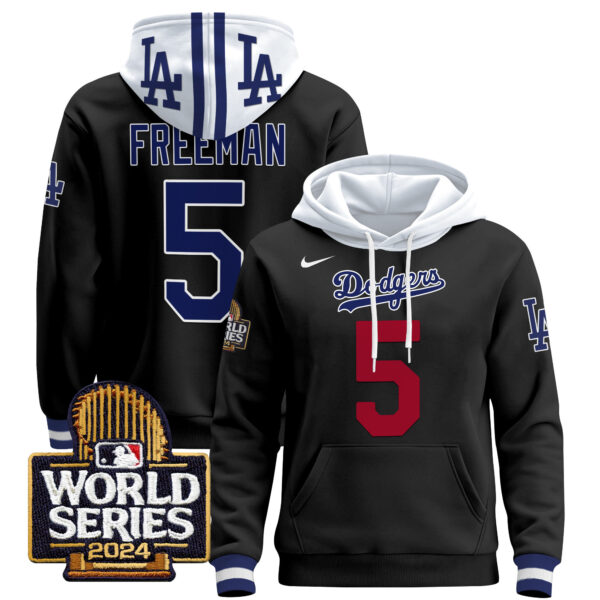 Men's Dodgers 2024 World Series Pullover Hoodie - All Stitched - Image 18