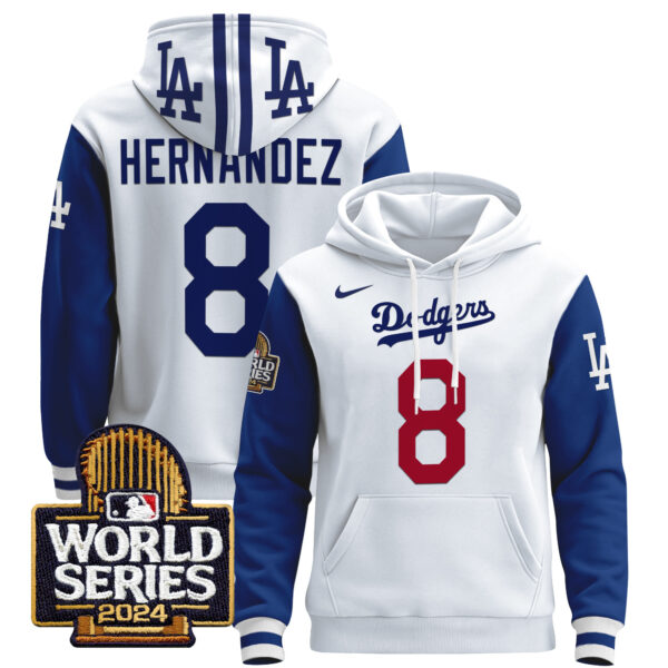 Men's Dodgers 2024 World Series Pullover Hoodie - All Stitched - Image 30