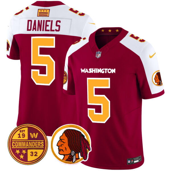Men's Washington Half Redskins & Commanders Vapor Limited Jersey - All Stitched - Image 8