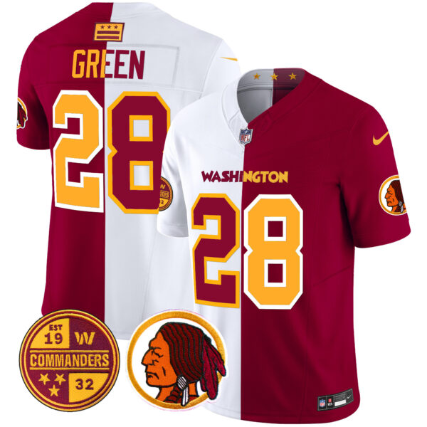Men's Washington Half Redskins & Commanders Vapor Limited Jersey - All Stitched - Image 7
