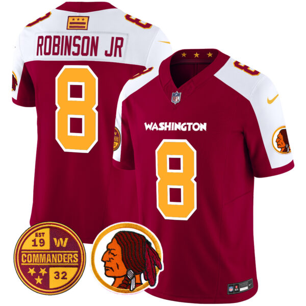Men's Washington Half Redskins & Commanders Vapor Limited Jersey - All Stitched - Image 9