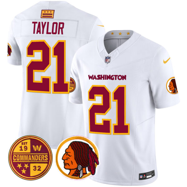 Men's Washington Half Redskins & Commanders Vapor Limited Jersey - All Stitched - Image 41