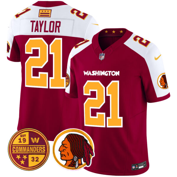 Men's Washington Half Redskins & Commanders Vapor Limited Jersey - All Stitched - Image 13