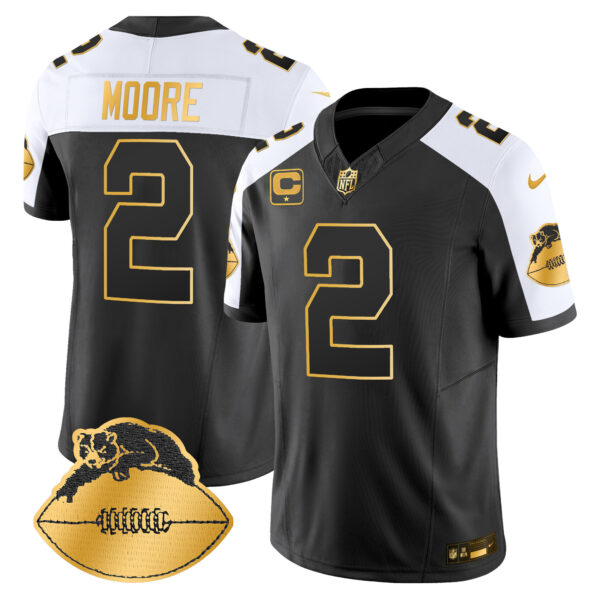 Men's Chicago Bears Throwback Gold Vapor Limited Jersey - All Stitched - Image 5