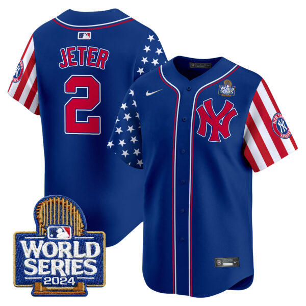 Men's Yankees American Style 2024 World Series Vapor Premier Limited Jersey V2 - All Stitched - Image 26