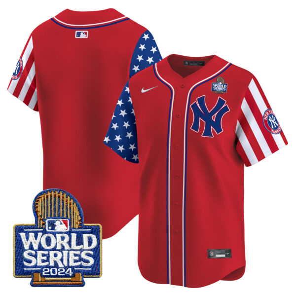 Men's Yankees American Style 2024 World Series Vapor Premier Limited Jersey V2 - All Stitched - Image 22