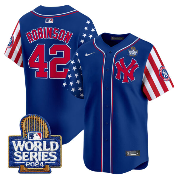 Men's Yankees American Style 2024 World Series Vapor Premier Limited Jersey V2 - All Stitched - Image 30