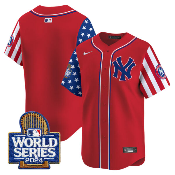Men's Yankees American Style 2024 World Series Vapor Premier Limited Jersey - All Stitched - Image 22