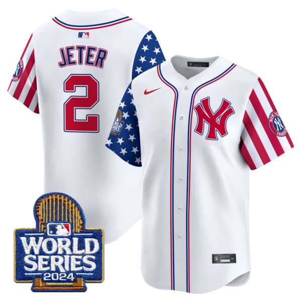 Men's Yankees American Style 2024 World Series Vapor Premier Limited Jersey - All Stitched - Image 4
