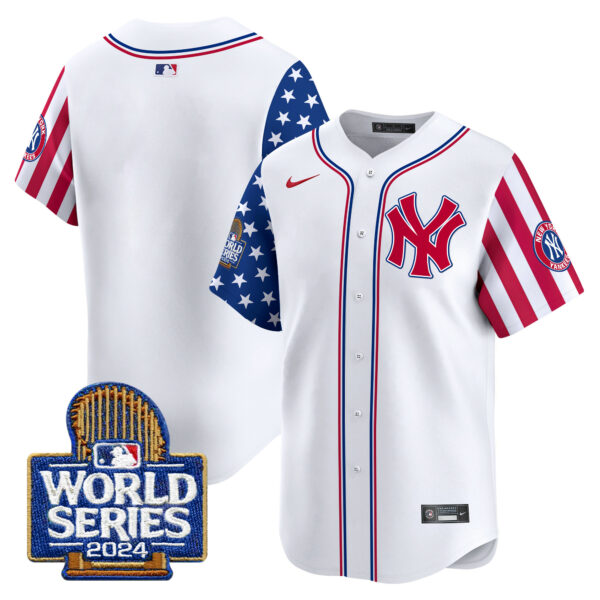 Men's Yankees American Style 2024 World Series Vapor Premier Limited Jersey - All Stitched - Image 11