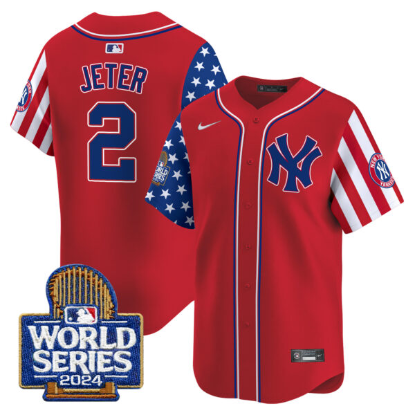 Men's Yankees American Style 2024 World Series Vapor Premier Limited Jersey - All Stitched - Image 15