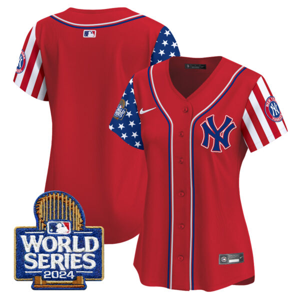Women's Yankees American Style 2024 World Series Vapor Premier Limited Jersey - All Stitched - Image 22