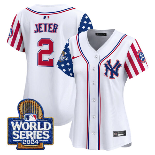 Women's Yankees American Style 2024 World Series Vapor Premier Limited Jersey - All Stitched - Image 4
