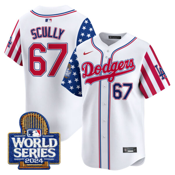 Men's Dodgers American Style 2024 World Series Vapor Premier Limited Jersey - All Stitched - Image 5