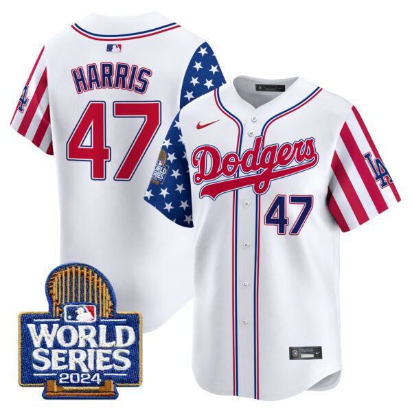 Men's Dodgers American Style 2024 World Series Vapor Premier Limited Jersey - All Stitched - Image 10