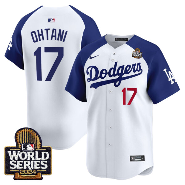 Men's Dodgers 2024 World Series Vapor Premier Limited Jersey V2 - All Stitched - Image 24