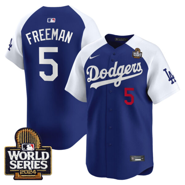 Men's Dodgers 2024 World Series Vapor Premier Limited Jersey V2 - All Stitched - Image 34