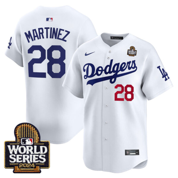 Men's Dodgers 2024 World Series Vapor Premier Limited Jersey V2 - All Stitched - Image 7