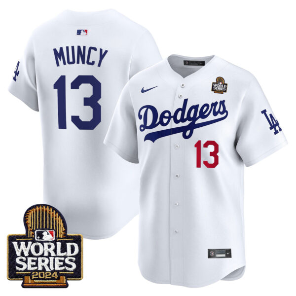 Men's Dodgers 2024 World Series Vapor Premier Limited Jersey V2 - All Stitched - Image 8