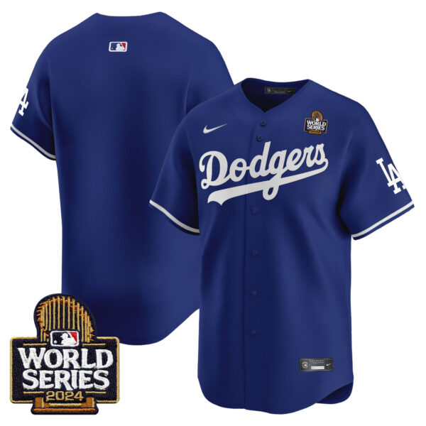 Men's Dodgers 2024 World Series Vapor Premier Limited Jersey V2 - All Stitched - Image 22