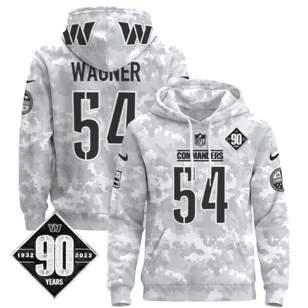 Washington Commanders 2024 Salute to Service Pullover Hoodie - All Stitched - Image 4