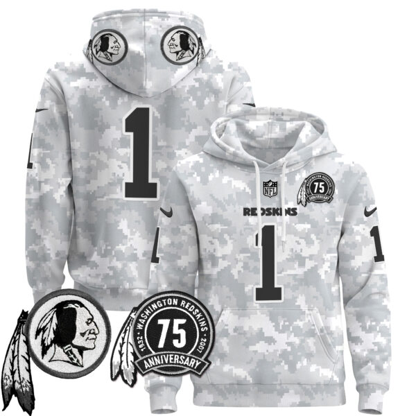 Washington Redskins 2024 Salute to Service Pullover Hoodie - All Stitched - Image 8