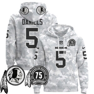 Washington Redskins 2024 Salute to Service Pullover Hoodie - All Stitched