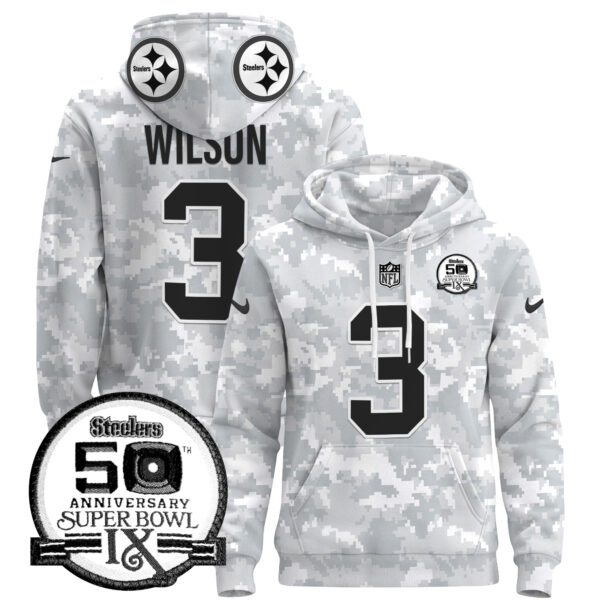 Steelers 2024 Salute to Service Pullover Hoodie - All Stitched - Image 9