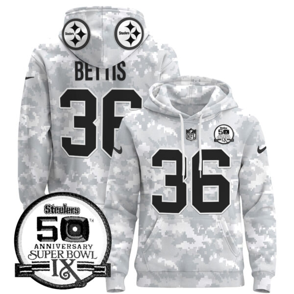 Steelers 2024 Salute to Service Pullover Hoodie - All Stitched - Image 8