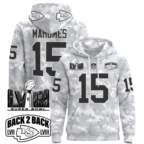Kansas City Chiefs 2024 Salute to Service Pullover Hoodie - All Stitched