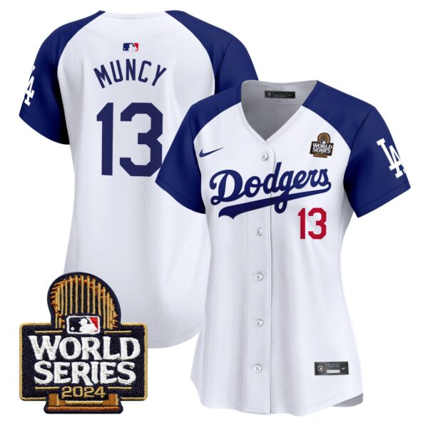 Women's Dodgers 2024 World Series Vapor Premier Limited Jersey V2 - All Stitched - Image 30