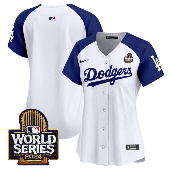 Women's Dodgers 2024 World Series Vapor Premier Limited Jersey V2 - All Stitched - Image 33