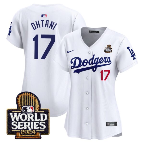 Women's Dodgers 2024 World Series Vapor Premier Limited Jersey V2 - All Stitched - Image 2