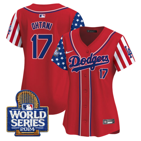 Women's Dodgers American Style 2024 World Series Vapor Premier Limited Jersey - All Stitched - Image 12